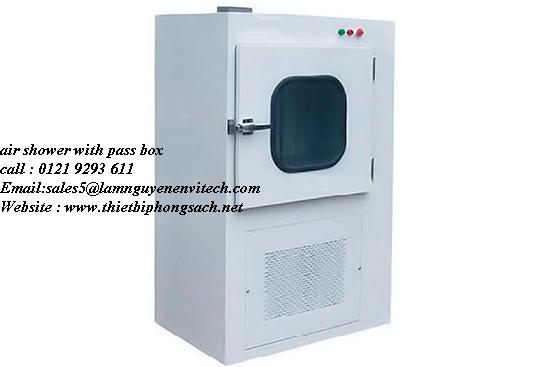 Thiết bị phòng sạch Air shower with pass box